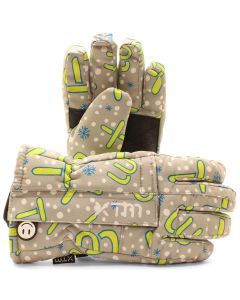 XTM Tots Winter Snow Ski Gloves For Kids 4-6 Years (Citron)