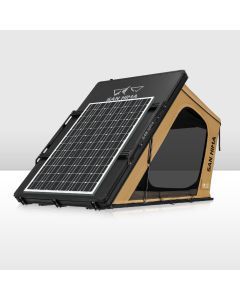 San Hima Kalbarri Gen 2 Lite Roof Top Tent Khaki Hardshell + 250W Solar Panel