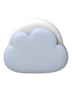 Kreafunk Kids Cloudy Lamp - Cloudy Blue