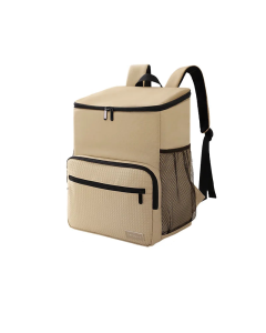 Cooler Backpack Outdoor with PEVA Lining Khaki