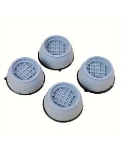4 Piece Anti-Vibration Washing Machine Pads - Shock Absorbing Non-Slip Appliance Feet