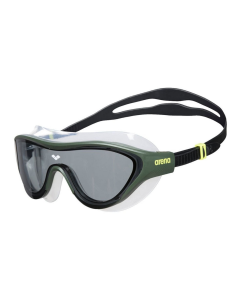 Arena The One Mask Swimming Goggles - Smoke/Green/Black