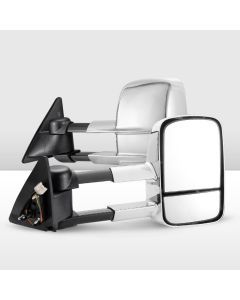 SAN HIMA Pair Extendable Towing Mirrors Gen1 Fit Toyota Landcruiser 100 Series 1998-2007