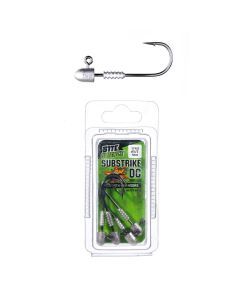 4 Pack of 1/4oz Size 5/0 Bite Science Substrike DC Jigheads with BKK Hooks