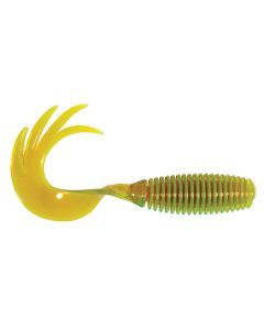 Zman 8 Pack of 2.5 Inch ST Grubz Soft Plastic Lures - MOTOR OIL
