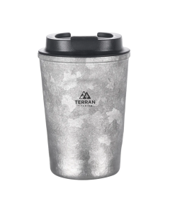 TERRAN Titanium Double Wall Coffee Cup 400ml