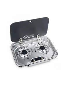 Dometic /Smev 2 Burner Cook-top with Glass Lid - PI8022