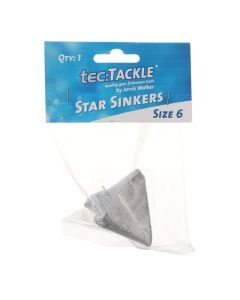 1 Pack of Jarvis Walker Size 6 Star Sinkers