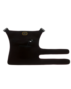 USB-Powered Heated Hip Brace Massager with Vibration(Black)