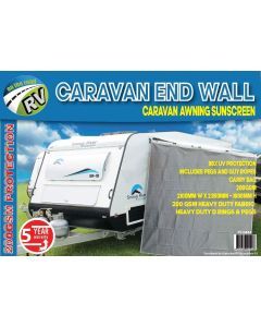On The Road Caravan End Wall Shade Screen