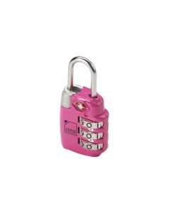 Lewis N. Clark TSA Approved Combination Lock - Pink (Travel Luggage Padlock)