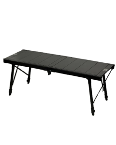 IGT 4-Unit Outdoor Camping Ultralight Folding Table Black