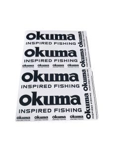 Okuma Team Sticker Pack - 10 Assorted Fishing Stickers - Boat Decals
