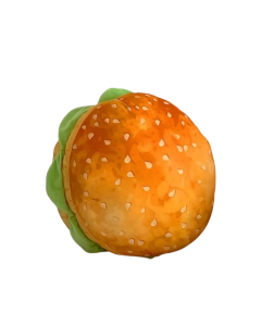 Delicious Burger Pillow Cushion