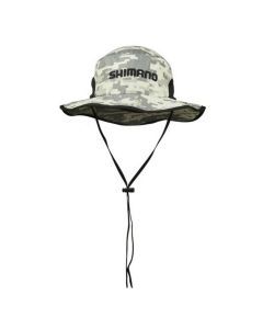 Shimano Point Plugger Digi Camo Fishing Hat with Draw String