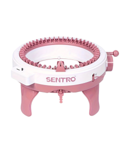 48-Needle Pink Knitting Machine Kit for DIY Crafts