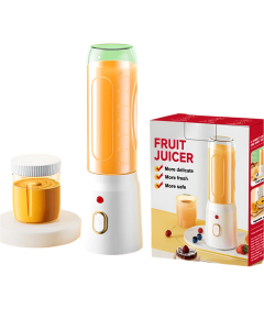 500ML Portable Electric Blender 40W USB Rechargeable Cordless White