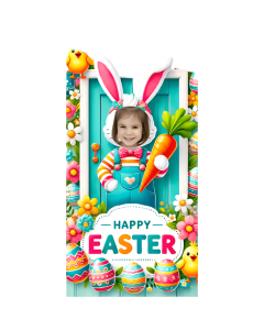 Easter Bunny Photo Backdrop Polyester