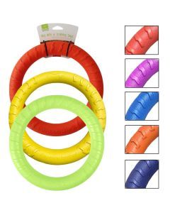 3x Large 29cm Lightweight Dog Toy Chew Durable Floating Training Ring for Chewers Pet