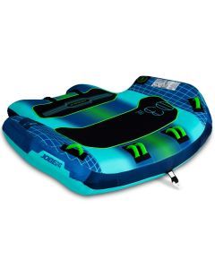 Jobe Airstream 3-Person Inflatable Towable Ski Tube Blue/Aqua