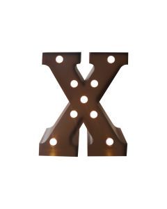 Traderight Group  LED Metal Letter Lights Free Standing Hanging Marquee Event Party D?cor Letter X
