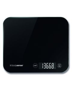 BodySense 15kg High Capacity Digital Kitchen Scale Electronic Weight Balance