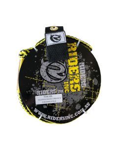 Riders Inc YELLOW 50' 80-Strand Tow Rope for 2 Person Inflatable Tubes 2375lb