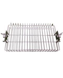 Auspit Spit Rotisserie Stainless Steel Adjustable Basket