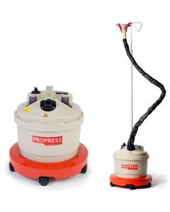 PROPRESS Garment Steamer PRO580 - Cream White (Heavy Duty Professional Clothes Ironing)