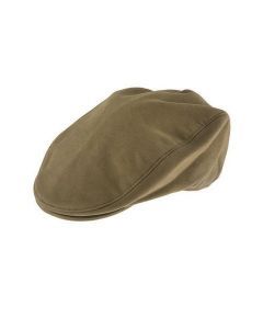 Dents Mens Moleskin Cotton Flat Cap Ivy Hat - Camel