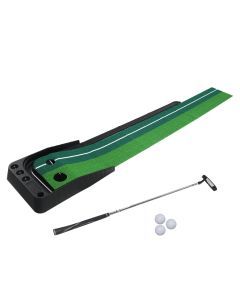 Centra Golf Putting Mat 250cmx40cm Portable Auto Return Practice Indoor Outdoor