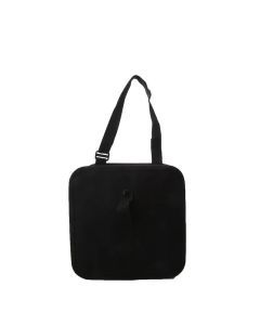 Car Trash Can with Storage Waterproof Bag with Mesh Pocket Black