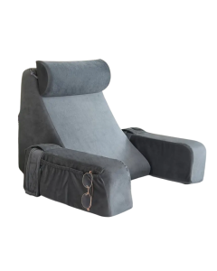 Ergonomic Reading & Back Support Pillow with Armrests