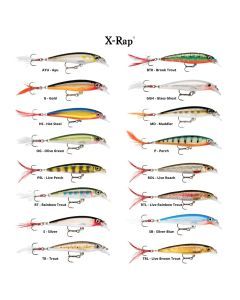 8cm Rapala X-Rap Jerkbait/Slashbait Hard Body Fishing Lure