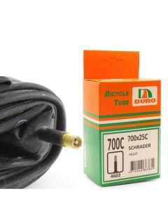 Duro 700 x 25C Bicycle Tyre Tube for 700c Bike Tyres Size Schrader Valve
