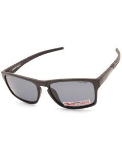 North Beach Humpy Satin Black/Grey Unisex Polarised Sunglasses