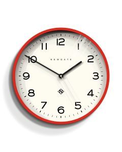 Newgate Number Three Echo Clock Silicone Red