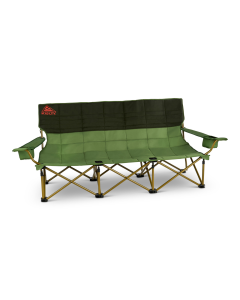 KELTY Lowdown 3-Person Couch Camping Chair - Dill/Duffle (Portable Lounge Seat)