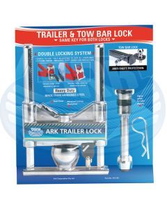 Ark Premium Trailer Coupling and Tow Bar Hitch Lock ATL155