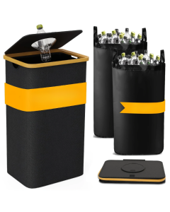 Household Recycling Bin with 2 Detachable Inner Bags
