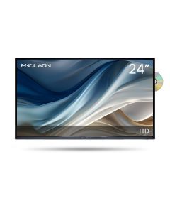 ENGLAON 24″ HD LED 12V TV with Built-in DVD player