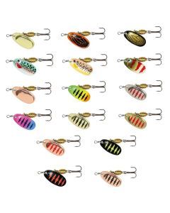 Size 2 TT Lures Spintrix Inline Spinner Lure Rigged with Mustad Treble Hook