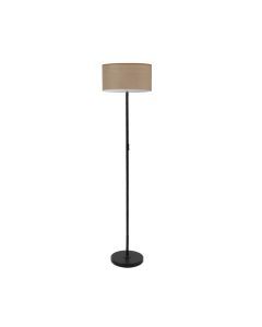 Emitto Modern LED Floor Lamp Stand Reading Light Home Decor Indoor Linen Fabric