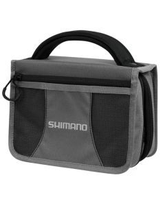 Shimano Fishing Tackle Wallet - Double Sided With Tackle Tray and 10 Sleeves