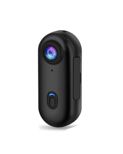 4K Mini Action Body Camera Thumb-Sized with 32GB TF Card Black