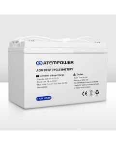 135AH 12V AGM Battery AMP Lead Acid SLA Deep Cycle Battery Dual Solar Power