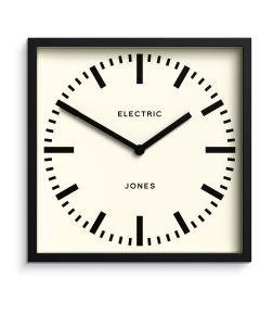 Newgate Jones Box Wall Clock Black