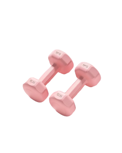 1 Pair 2.0KG Fixed Dumbbell Set - Pink