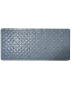 Rubber Anti Slip Shower Bath Mat Rug Non Slip Bathroom Carpet in Grey