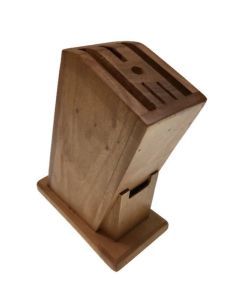 Wooden Knife Block & Utensil Holder (Kitchen Rack)
